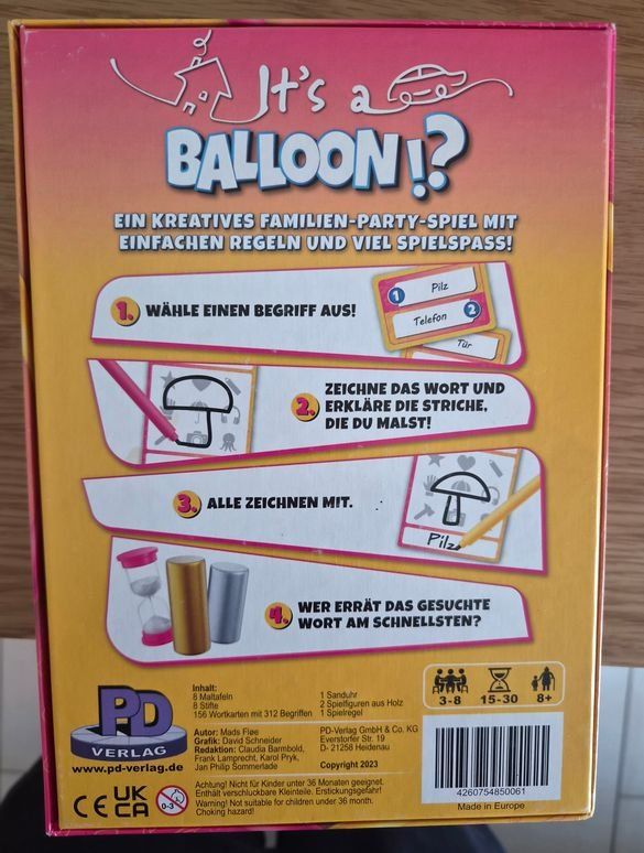 Giochi: Zeichenspiel It's a balloon!? – Usato da Pfäffikon ZH venduto da andi_andi 1