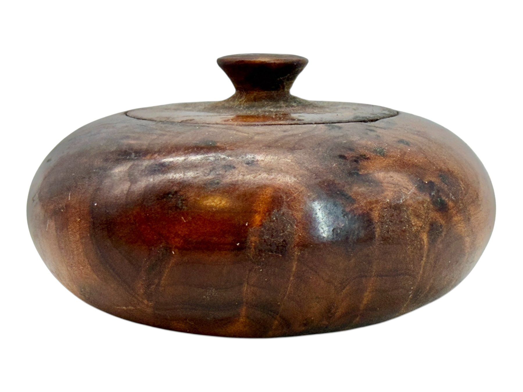 Barattoli: Boîte ancienne en loupe de thuya – Usato da Morges venduto da vintiques 2