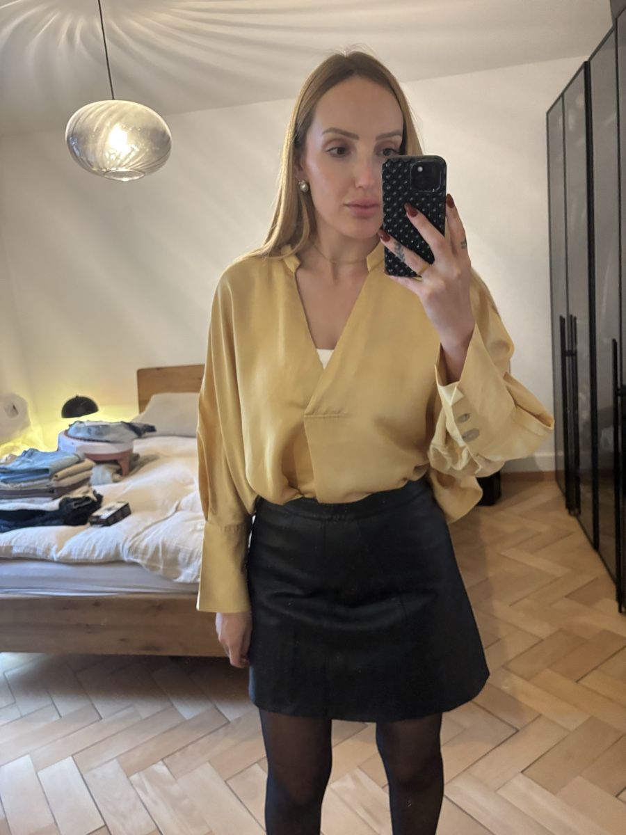 Mango Camicette: Chemisier Mango jaune poussin – Usato da Zürich venduto da mps_9cp7 6