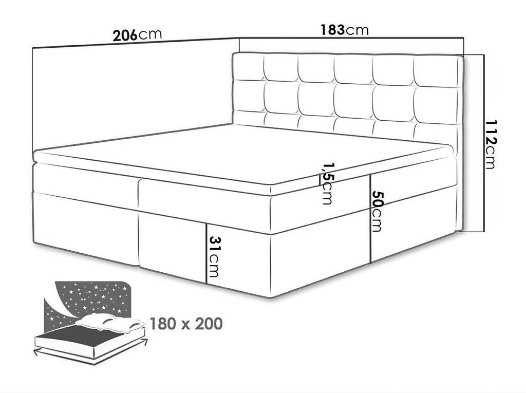 Betten: Boxspringbett zu verkaufen – Gebraucht aus Menznau von liisaa.kr 2