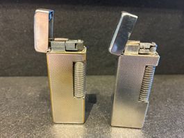 Lot de 2 magnifiques briquets Dunhill Rollagas vintage