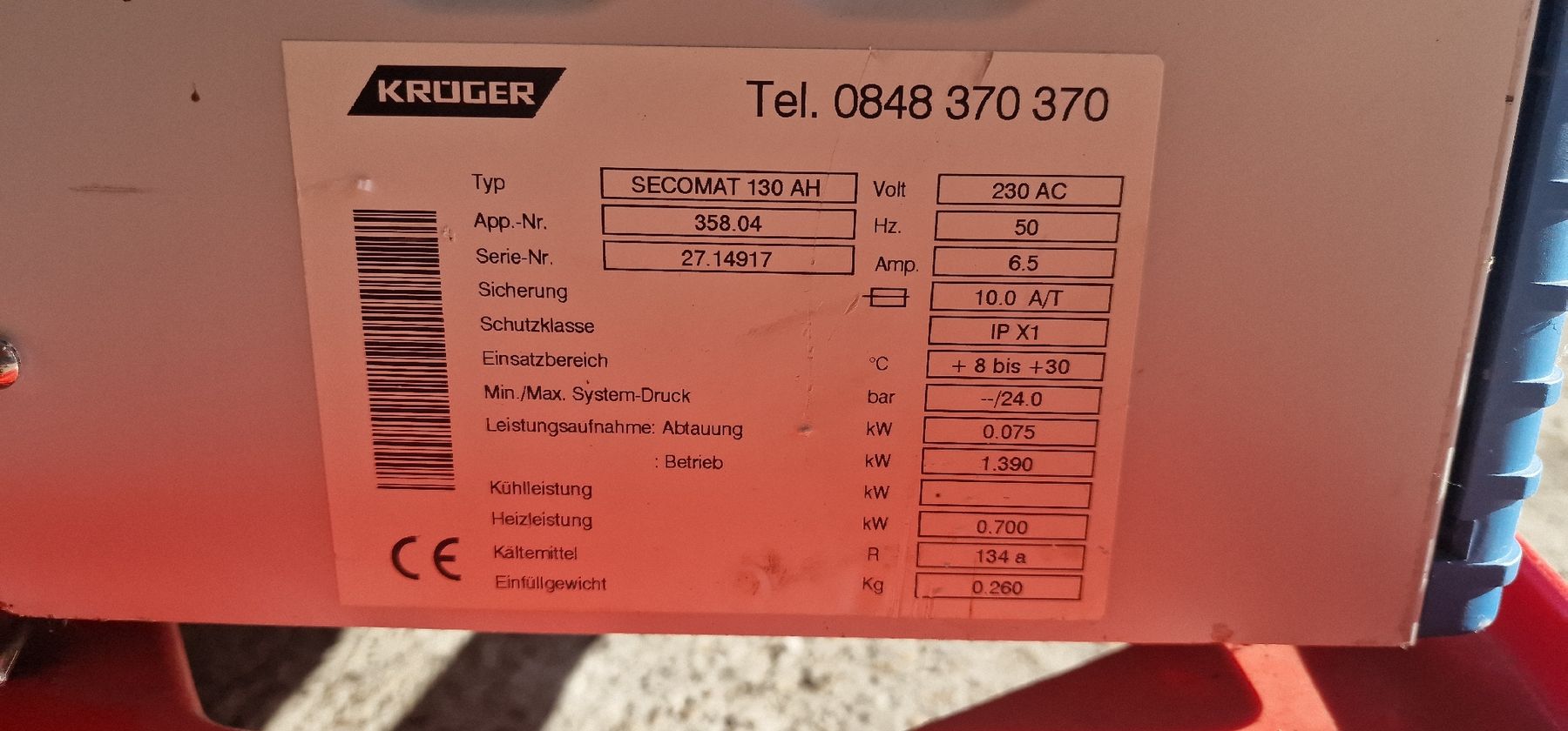 Secomat Wäschetrockner: Kroger SECOMAT 130 – Gebraucht aus Gossau SG von Gossau_CH