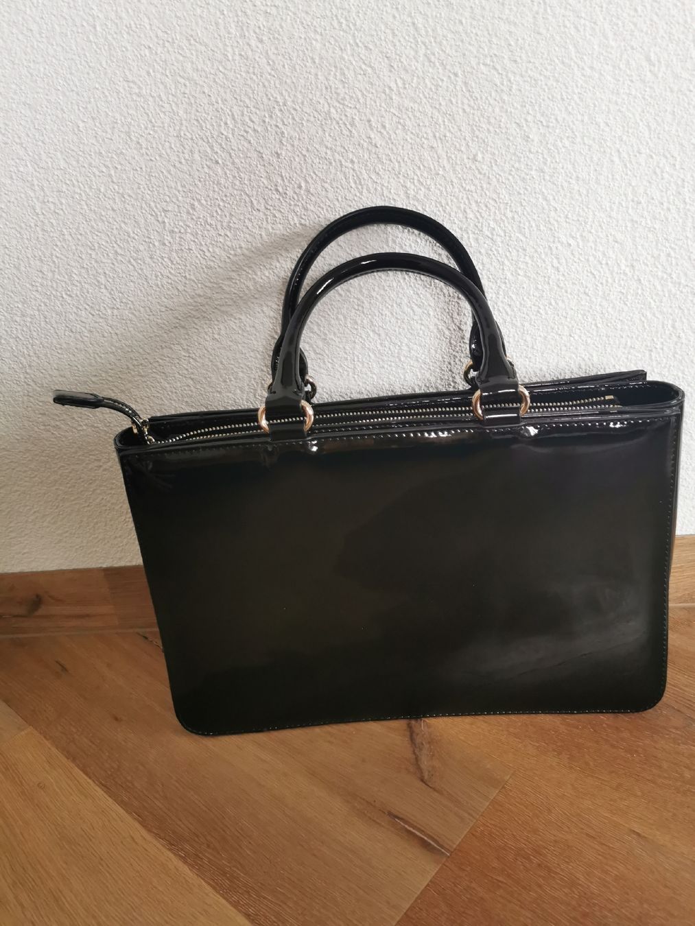 Borse da donna: Schwarze Lack Handtasche, WITTCHEN Handmade – Nuovo (secondo la descrizione) da Kaltbrunn venduto da PoleDanceFeldbachZH