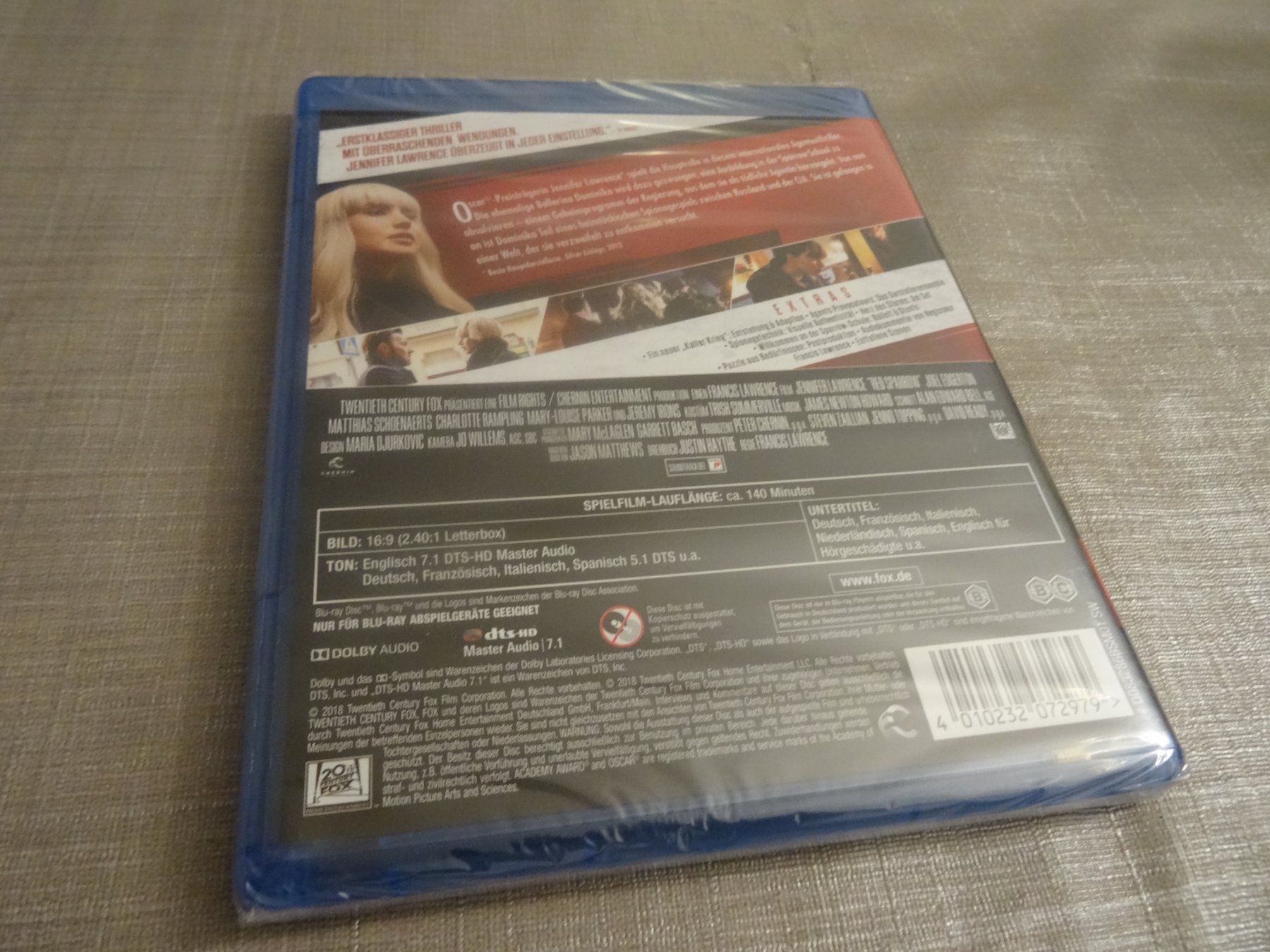 Tutti i DVDs: Red Sparrow - Blu-ray – Nuovo e nell'imballaggio originale da Olten venduto da Disc-Verkauf 1