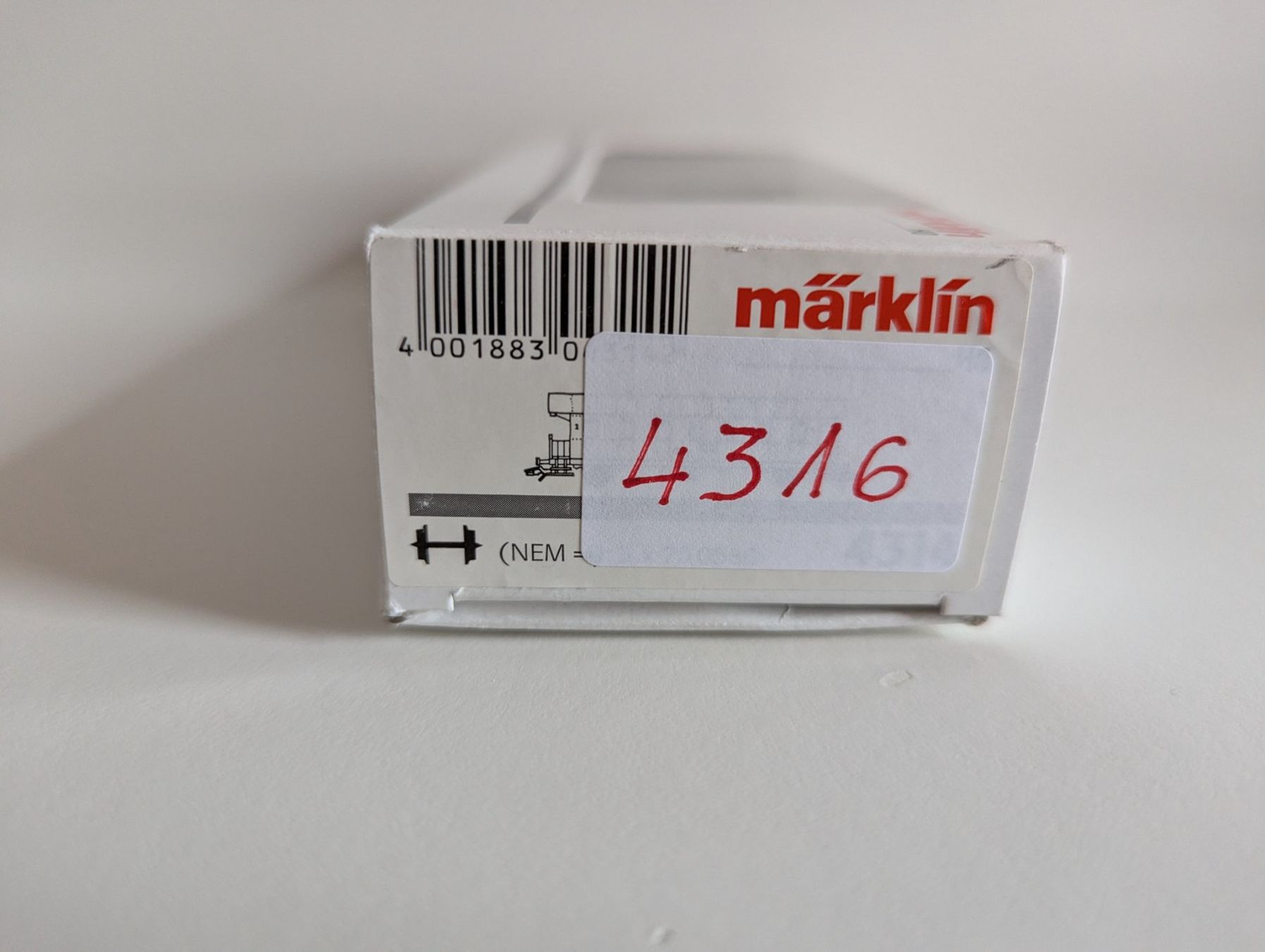 Märklin Modellini di ferrovie: Wagon à bagages DB Märklin HO. – Usato da montcherand venduto da Niollu 9