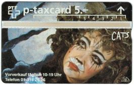 Taxcard 311L_72944 Cats 5 ungebraucht