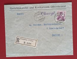 KONKURSAMT OBERRHEINTAL ZEITUNG RHEINTALER ALTSTÄTTEN 1912