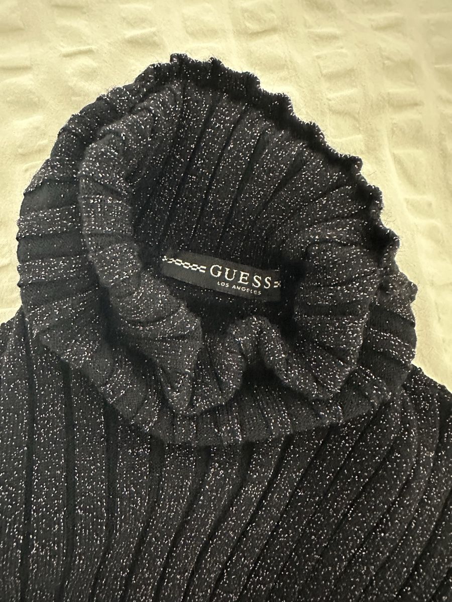 Guess Maglioni & Felpe: Guess Rollkragenpullover schwarz Glitzer kurzarm – Usato da Glattbrugg venduto da SMusic98 4