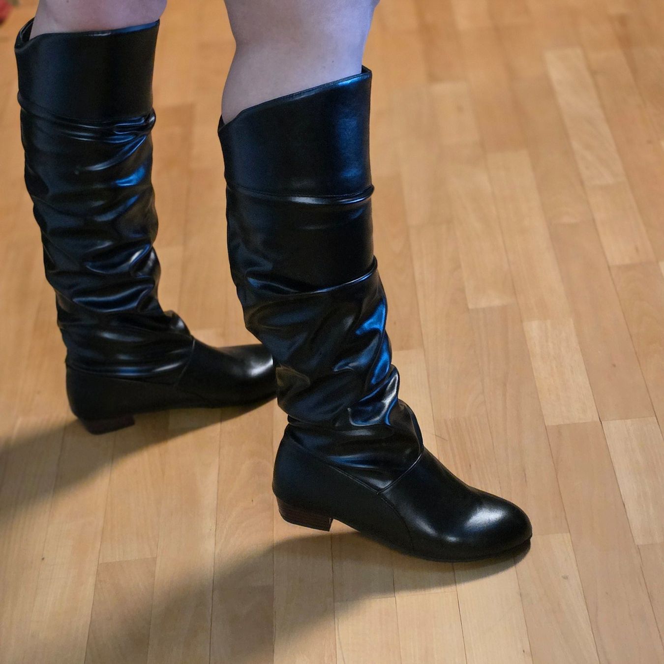 Damenschuhe: Schwarze Stiefel Gr. 40.5 Weitschaft Blockabsatz – Gebraucht aus Wald ZH von CapLux 3