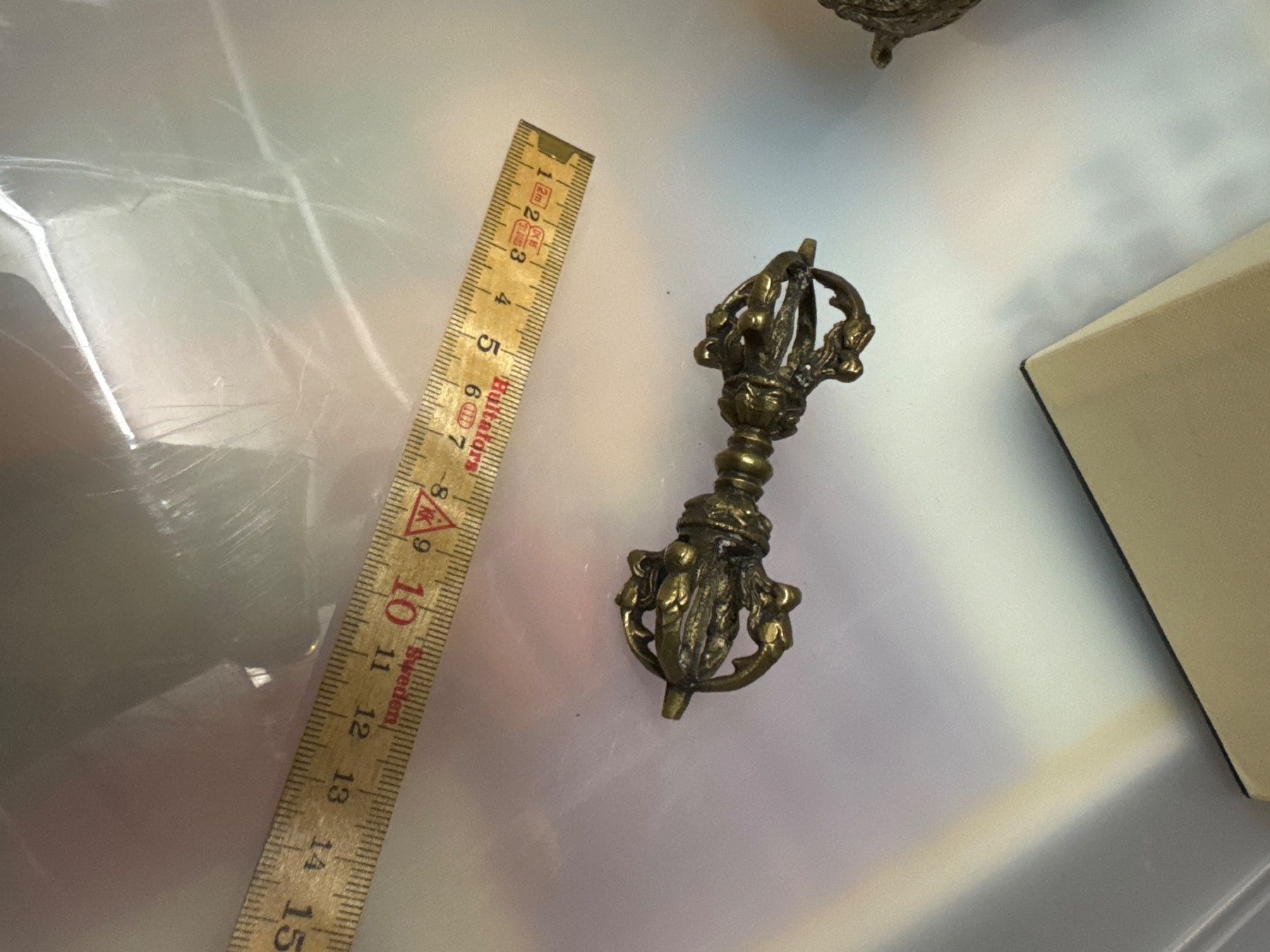 Statuette: antike tibetische Vajra Dorje – Usato da Basel venduto da Joshy03 1