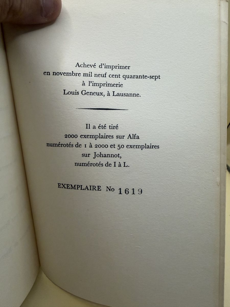 Libri: Maurice Zermatten Connaissance de Ramuz 1947 Numéroté – Usato da Genève venduto da sho_67qj 5