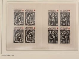 Carnet timbres France Croix Rouge 1961 bon état