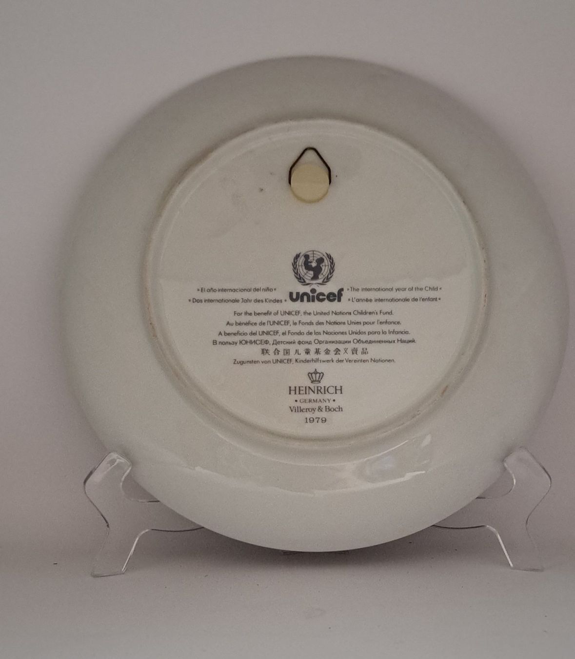 Villeroy & Boch Teller: Unicef Kinderteller von Villeroy&Boch " Kinder der Welt" 7 T – Neu (gemäss Beschreibung) aus Sta. Maria V. M. von saira2017 8