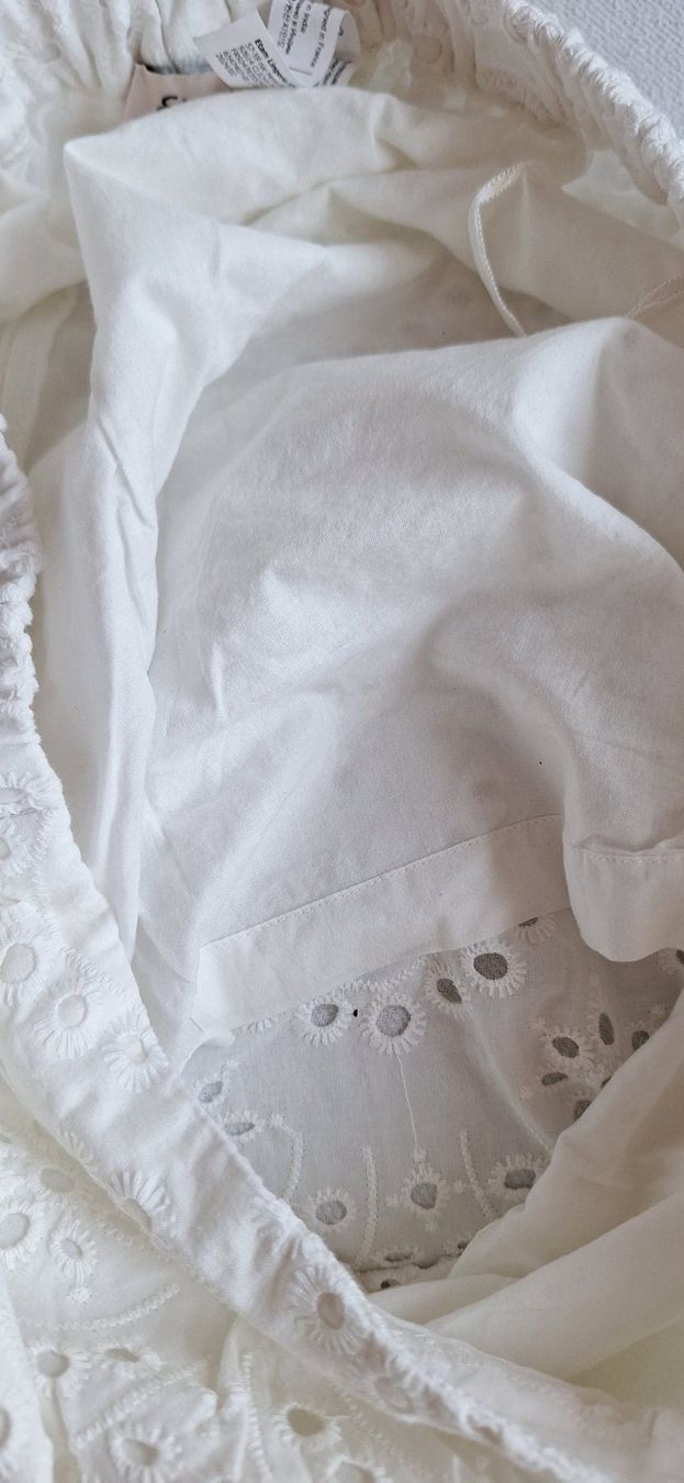 Etam Pantaloni: pantalon d'été ajouré écru – Nuovo e nell'imballaggio originale da Lussery-Villars venduto da pousinete02 6