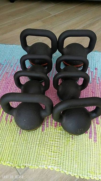 Kettlebell - Impugnatura per manubri, per esercizi di pesi, da viaggio, allenamento, per sollevamento pesi, bodybuilding, palestra a casa Fiira