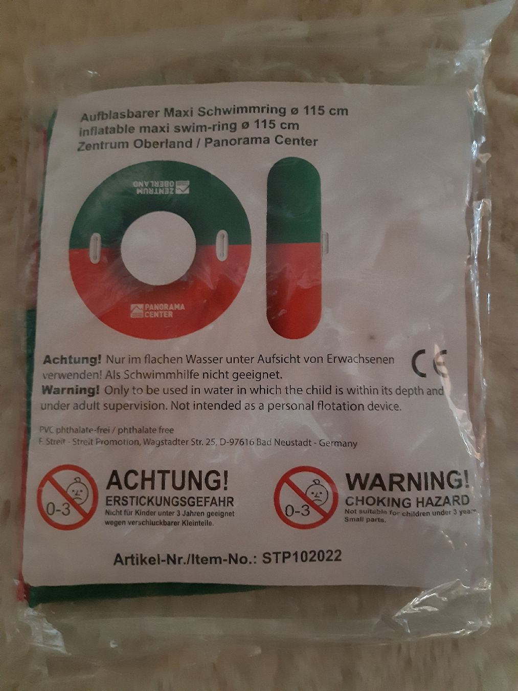 Schwimmringe: Maxi Schwimmring 115cm – Neu (gemäss Beschreibung) aus Toffen von Gwunderegge77 1