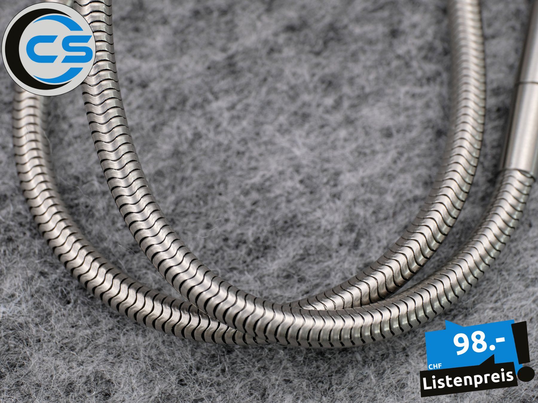 Catenine: MONOMANIA Schlangenkette Basic Ø 5.0 mm Länge 38cm – Nuovo e nell'imballaggio originale da Samstagern venduto da ConciergeService 5