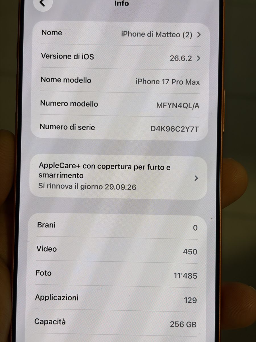 Apple Handys / Smartphones:  Apple iPhone 17 Pro Max 256GB  – Gebraucht aus Zollikofen von ali_k2ff 7