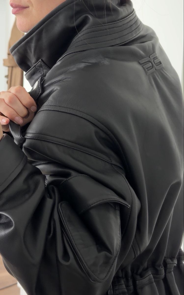 Vestes: Gestuz leather jacket  – Neuf (Voir description) à Paradiso par viorea 3
