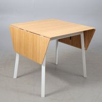 Klapptisch, Bambus-Metall. IKEA 80x138 bzw. 80x74