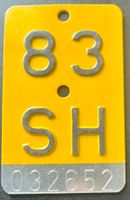 Mofanummer SH 83