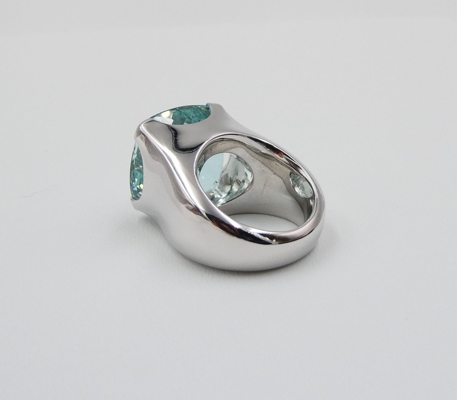 Anelli: AQUAMARIN RING IN 585 WEISSGOLD – Usato da Luzern venduto da EdiGem 6