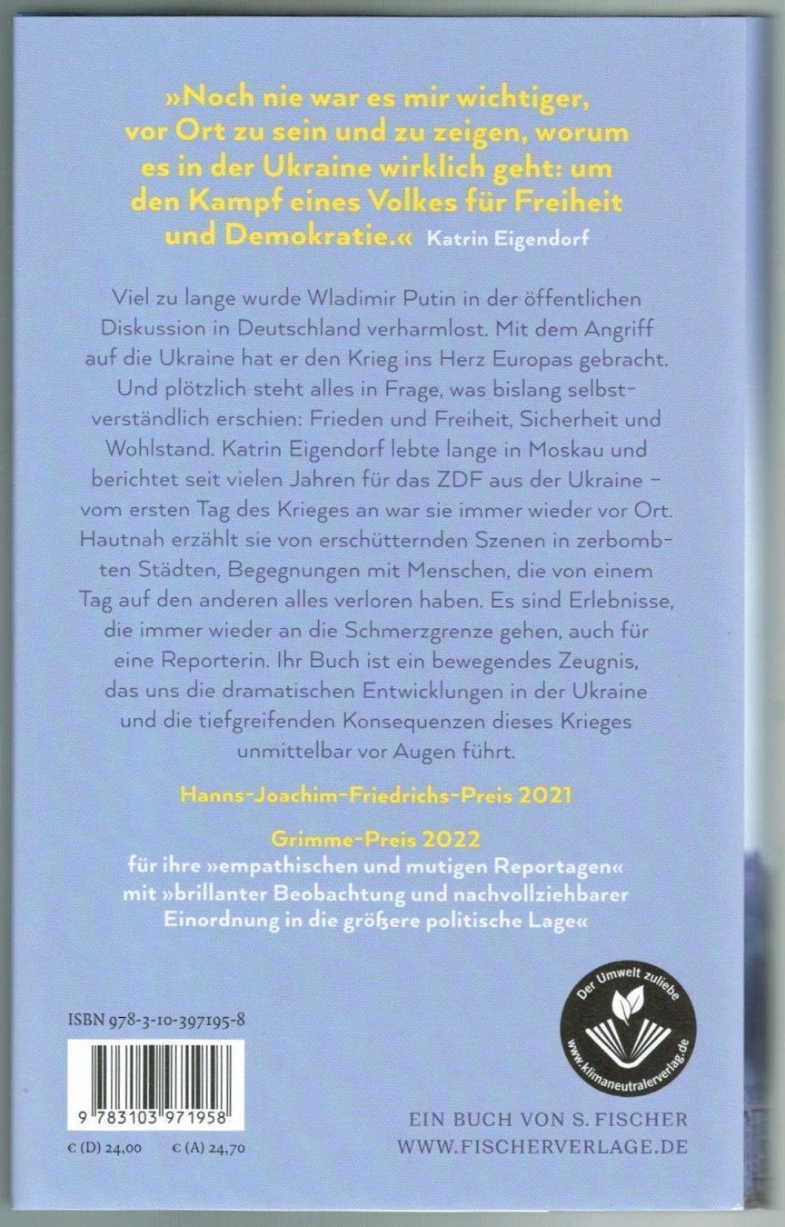 Libri: Katrin Eigendorf;  Putins Krieg    * – Nuovo (secondo la descrizione) da Zürich venduto da Tolima194 1