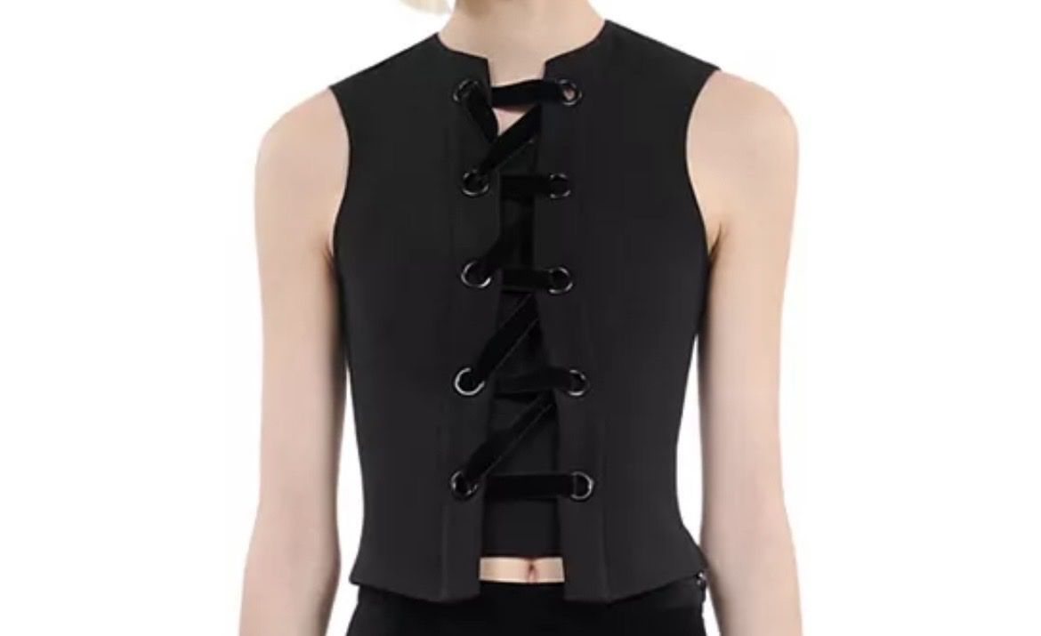 Kooples Top: The Kooples - Black Lace-Up Top – Usato da Bazenheid venduto da hat_96 4