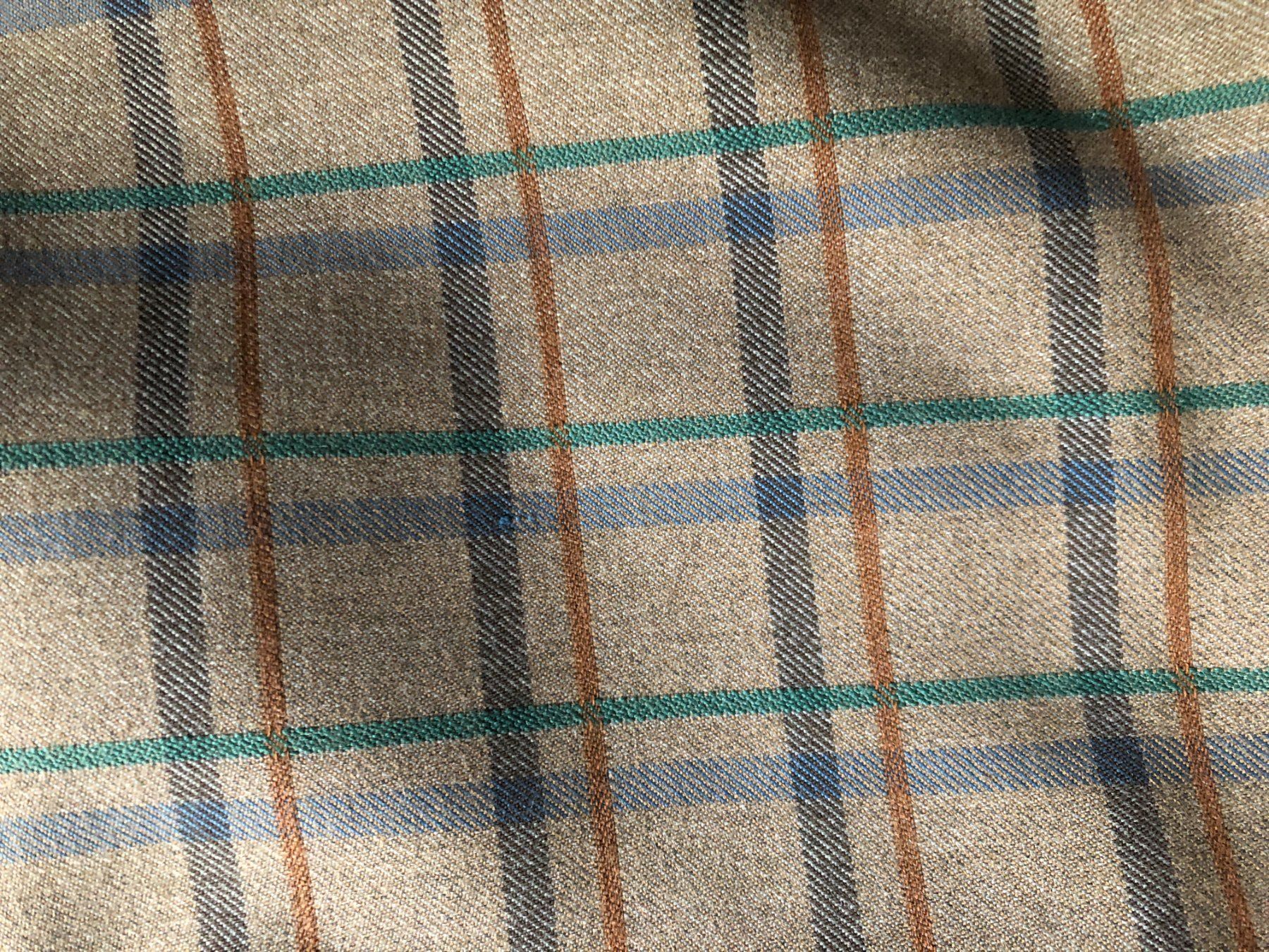 Stoffe: Stoff mit Karo, doubleface  L: 190 cm x B: 150 cm – Gebraucht aus Samstagern von TAAF