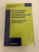 Konsumentensouveränität im Fadenkreuz der Rechtspolitik Bü1