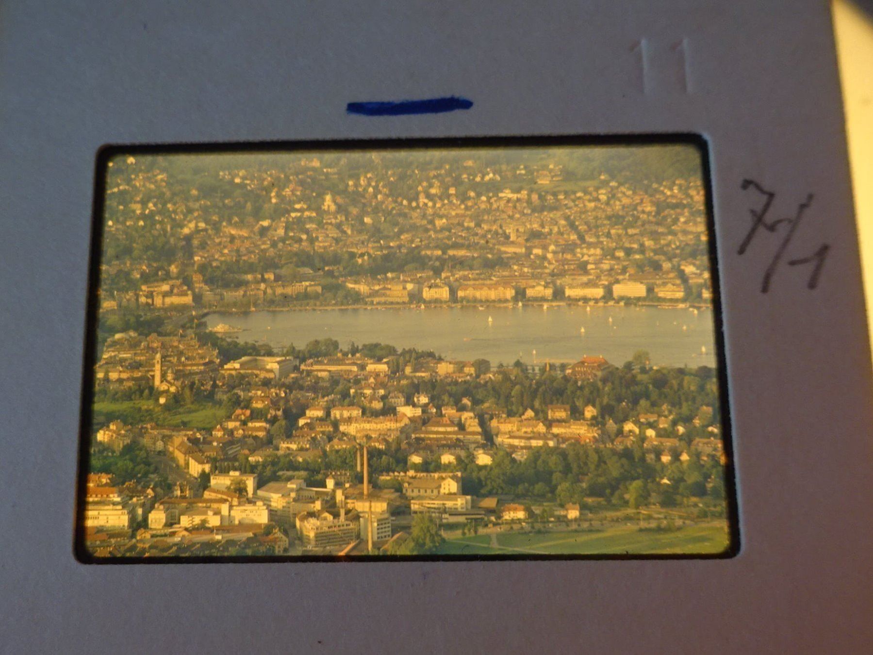 Cartoline postali: Üetliberg Panorama - Zürich – Usato da Esslingen venduto da eintagammeer 1