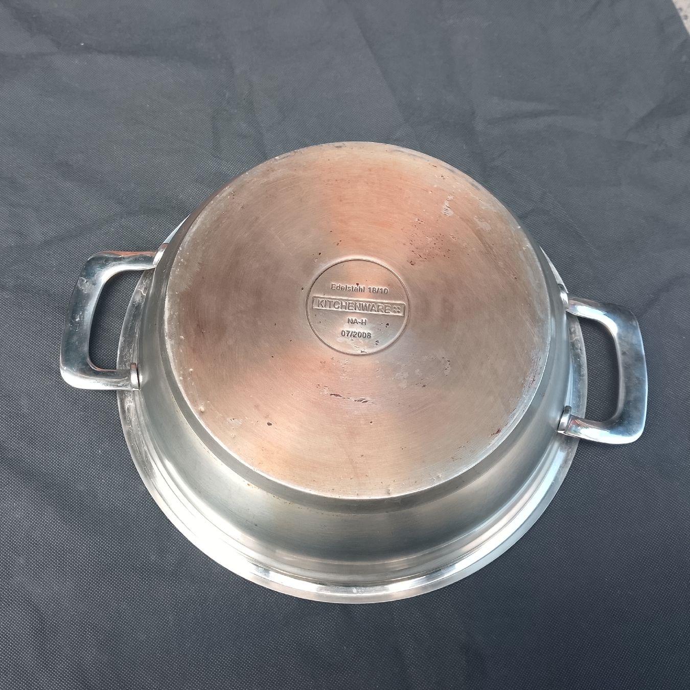 Pentole: Kitchenware Kochtopf Edelstahl mit Glasdeckel, 30 cm – Usato da Luzern venduto da toenu23 2