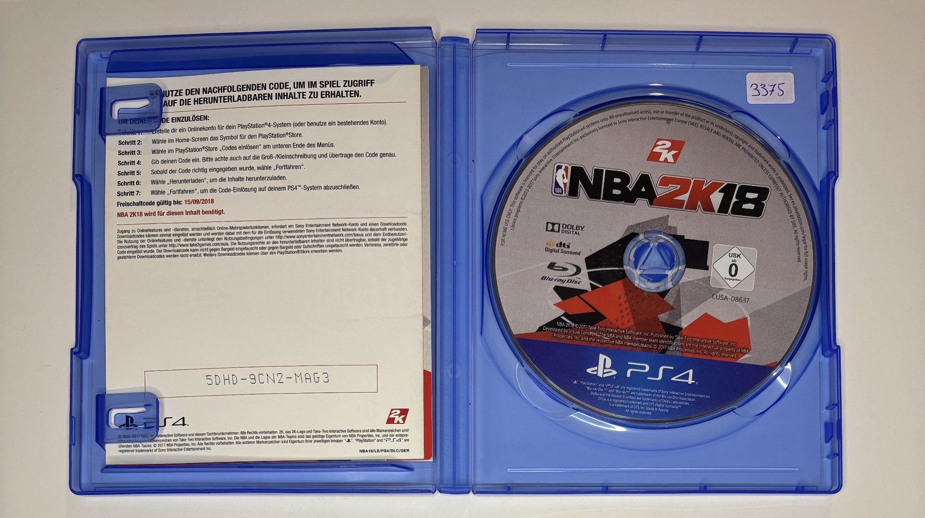 Giochi: PS4 - NBA 2K18 – Usato da Allschwil venduto da Bullach 1