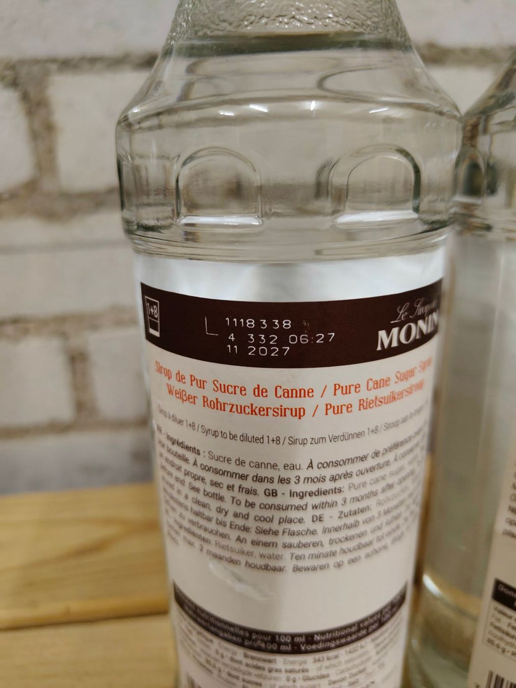 Lebensmittel & Spezialitäten: 3x Monin Cane Sugar Sirup – Neu und originalverpackt aus Münchenstein von wusmarino 4