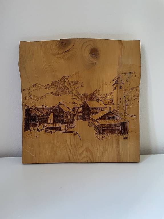 Gemälde: Quadro in legno artigianale – Neu und originalverpackt aus Origlio von baz_rdc5