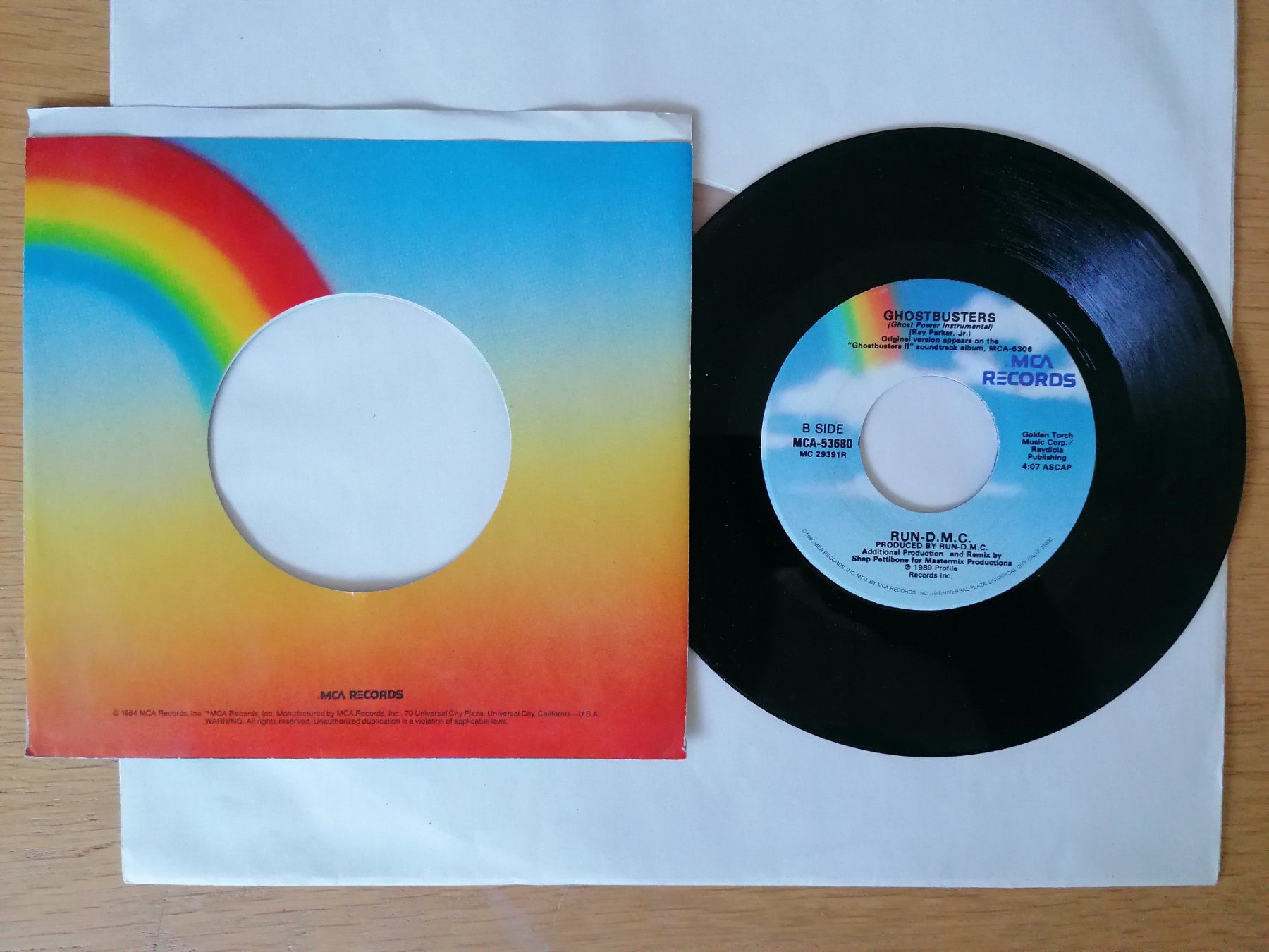 Dischi in vinile: RUN-D.M.C. -- GHOSTBUSTERS  7" – Usato da Beinwil am See venduto da Funkthesizer 1