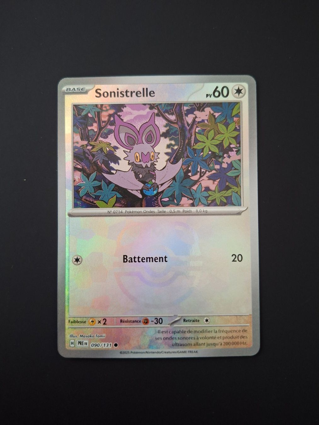 Pokémon Carte collezionabili: Sonistrelle Masterball #090 Prismatic Evolutions FR (PRE) – Usato da Biasca venduto da Sara_Poke123