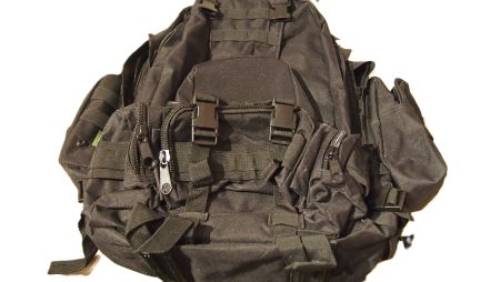 Rucksack schwarz gross