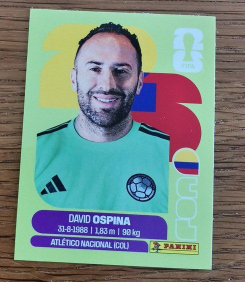 Panini Carte collezionabili: David Opsina COL 3 Panini FIFA World Cup 2026 – Nuovo (secondo la descrizione) da Wilen b. Wollerau venduto da morethanmusic