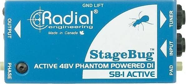 Strumenti musicali: Radial SB-1 StageBug Active – Usato da Pailly venduto da rey_wb6c