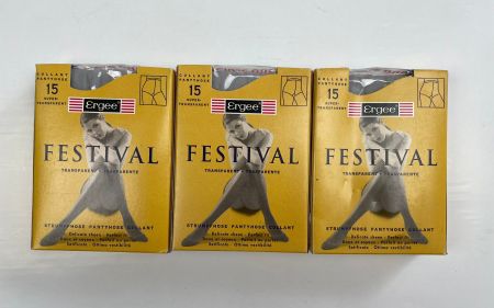 3 Packungen Strumpfhosen - Festival Ergee, grau