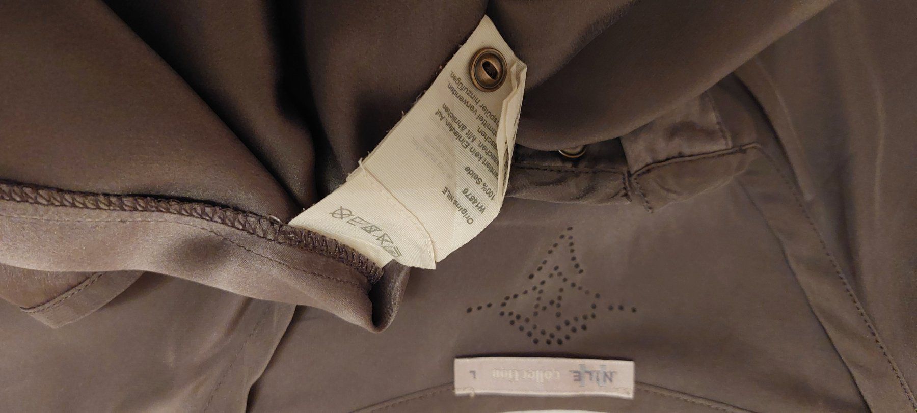Nile Camicette: Nile Seidenbluse Gr.L – Usato da Glarus venduto da inchen06 2