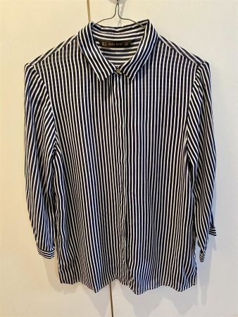 Leichte Baumwollbluse Marke Zara Gr S