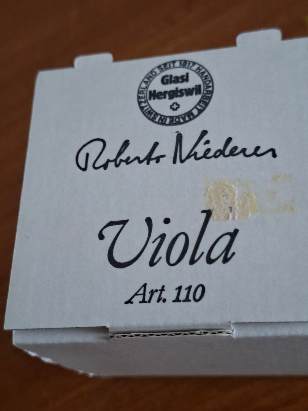 Glasi Hergiswil Vasi & Recipienti: Vase in Originalverpackung – Usato da Bretzwil venduto da eri_2gck 1