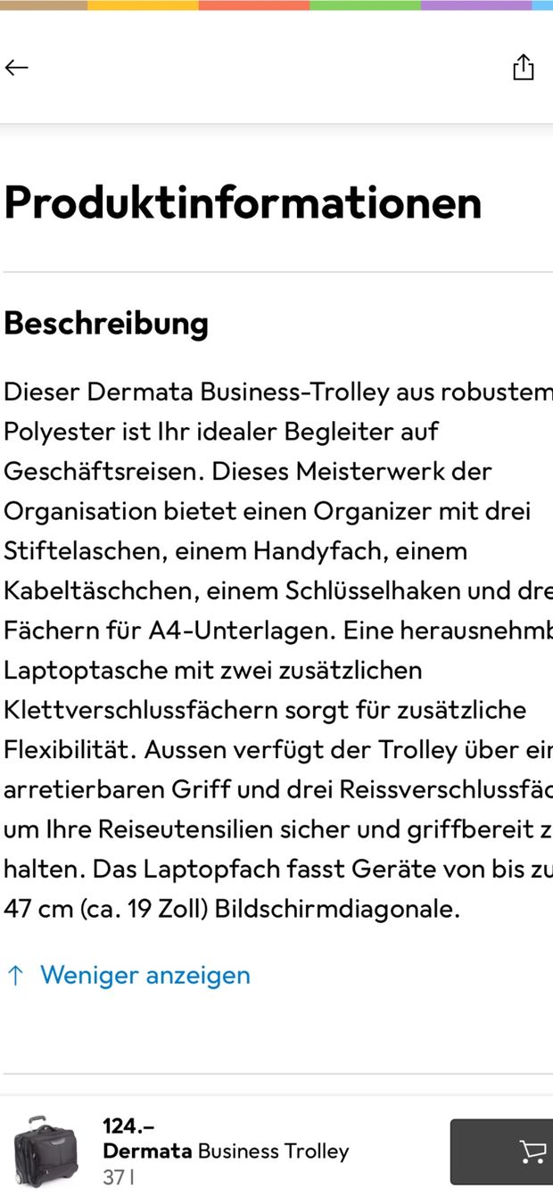 Valigie & Borse: Business Troley Dermata – Usato da Ebikon venduto da Jascha0 6