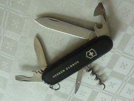 Sackmesser VICTORINOX OFFICIER Werbe HERREN GLOBUS schwarz
