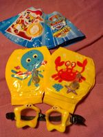 Kinder Schwimmbrille + Schwimmflügel + Schwimmreifen PawP