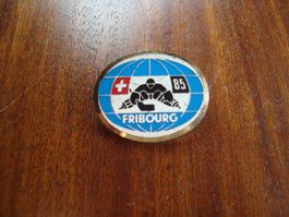 Médaille Championnats du monde 1985 Hockey Fribourg