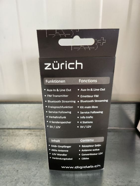 digiDAB Zürich DAB+ für Dodge + RAM 2
