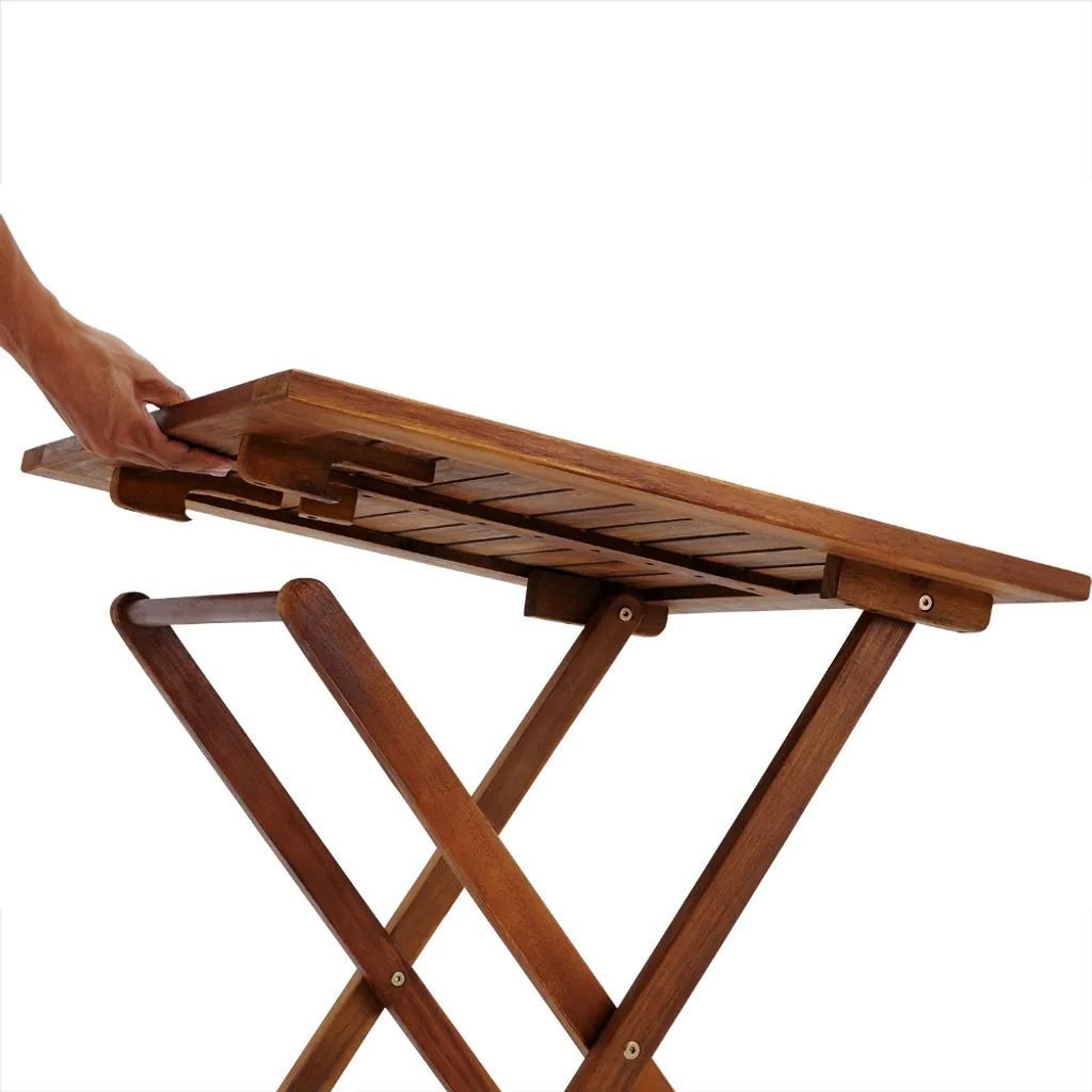 Set di tavolo e panche: Balkonset 3 teilig -  Akazien Holz – Nuovo e nell'imballaggio originale da Winterthur venduto da aredo 2